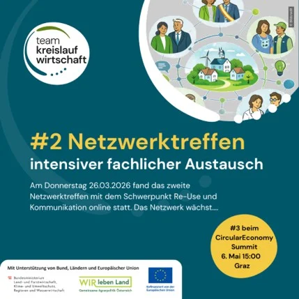 Zweites Netzwerktreffen des „Team Kreislaufwirtschaft“